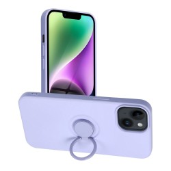 Forcell SILICONE RING Case for IPHONE 14 ( 6.1 ) violet