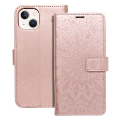 Forcell MEZZO Book case for IPHONE 13 mandala rose gold