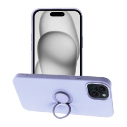 SILICONE RING Case for IPHONE 15 PLUS violet
