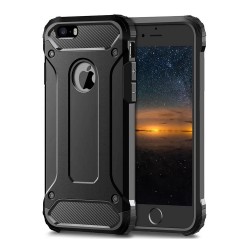 Ochranný kryt Armor - Apple iPhone 5 / 5S / SE čierny