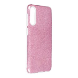 Silikónové puzdro Shining - Samsung Galaxy A50 ružové
