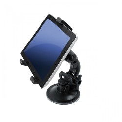 Auto stojan pre Tablet - uni. 7-10’’ 2v1- na čelné sklo a opierku hlavy (AX-01) čierny