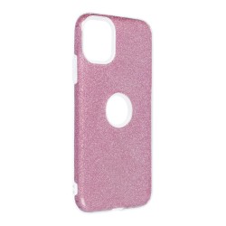 Silikónové puzdro Shining - Apple iPhone 11 ružové