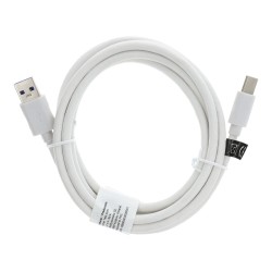 Dátový kábel USB Typ C (C393) 2 metrový biely