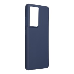 Silikónové puzdro Soft - Samsung Galaxy S21 Ultra tm. modrá
