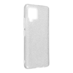 Forcell SHINING Case for SAMSUNG Galaxy A42 5G silver