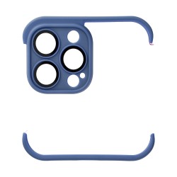 MINI BUMPERS with camera island protection Case for IPHONE 13 PRO MAX blue