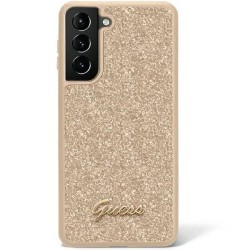 Original faceplate case GUESS GUHCS23SHGGSHD for SAMSUNG S23 (Fixed Glitter / gold)