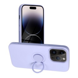 Forcell SILICONE RING Case for IPHONE 14 PRO ( 6.1 ) violet