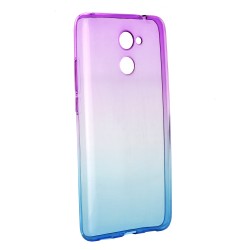 Silikónové puzdro Ombre - Huawei Y7 fialové/modré