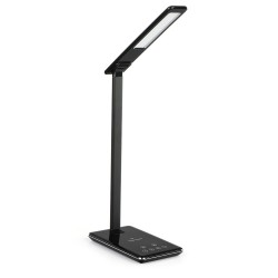 LED lampa s bezdrôtovou nabíjačkou (FCLP01) čierna