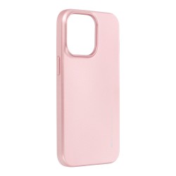 Silikónové puzdro i-Jelly Mercury - Apple iPhone 13 Pro svetloružové