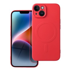 Silicone Mag Cover case for IPHONE 14 red