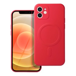 Silicone Mag Cover case for IPHONE 12 red