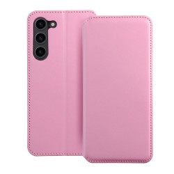 Dual Pocket book for SAMSUNG S23 PLUS light pink
