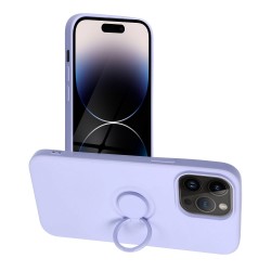 Forcell SILICONE RING Case for IPHONE 14 PRO MAX ( 6.7 ) violet
