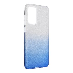 Forcell SHINING Case for SAMSUNG Galaxy A72 LTE ( 4G ) / A72 5G clear/blue