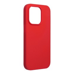 Forcell Silicone Case for IPHONE 14 PRO ( 6.1 ) red (without hole)