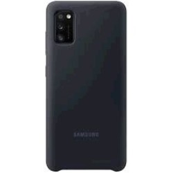 Originálny silikónový zadný kryt (EF-PA415TB) Samsung Galaxy A41 čierny