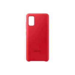 Originálny silikónový zadný kryt (EF-PA415TR) Samsung Galaxy A41 červený