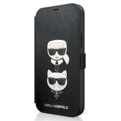 Originálny kryt Karl Lagerfeld (KLFLBKP12MSAKICKCBK) Apple iPhone 12 / 12 Pro čierny
