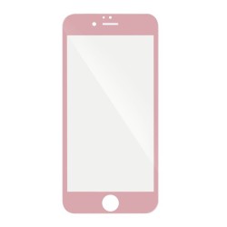 Ochranné sklo 5D Hybrid - Apple iPhone 6 / 6S ružové