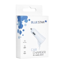 Autonabíjačka Blue Star s káblom Apple Lightning 3A biela