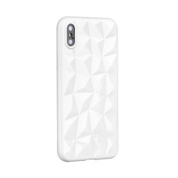 Silikónové puzdro Prism - Apple iPhone X / XS biele