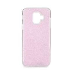 Silikónové puzdro Shining - Samsung Galaxy A6 ružové