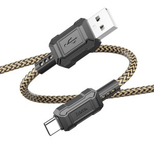 HOCO cable USB to Micro 2,4A Leader X94 gold