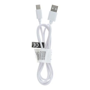 USB Type C dátový kábel (C366) dlhý konektor 8mm biely