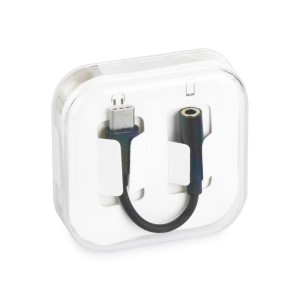 Redukcia Box USB-C < 3,5mm Jack čierna